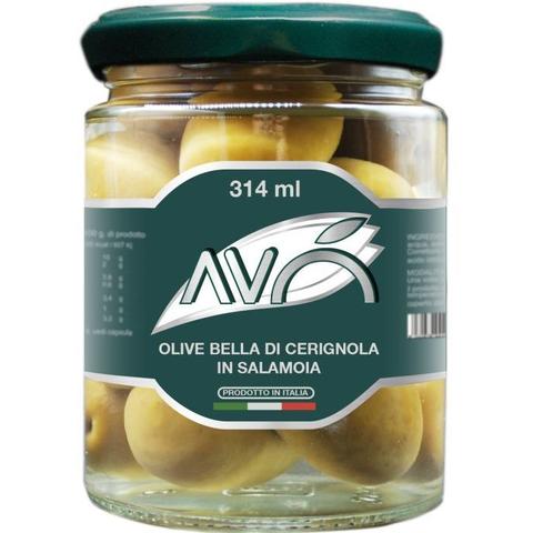 Оливки АВА Белла де Чериньола в рассоле 290г 