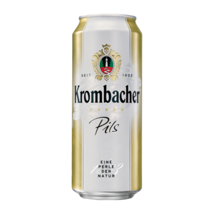 Пиво КРОМБАХЕР Пильс 4,8%  0,5 ж/б