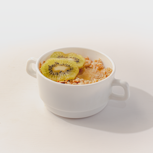 КАША ОВСЯНАЯ С ЯБЛОЧНЫМ СОКОМ, КИВИ И КОРИЦЕЙ 250гр