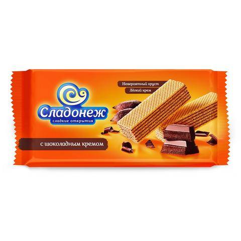 Вафли СЛАДОНЕЖ с шок кремом 170г