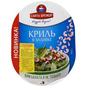 Мясо криля САНТА БРЕМОР в заливке 100г