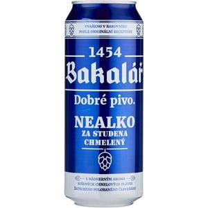 Пиво БАКАЛАР б/а светлое 0,33л с/б