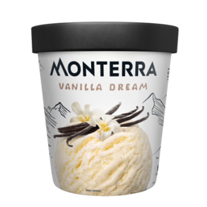 Мороженое MONTERRA Пломбир ванильный 252г