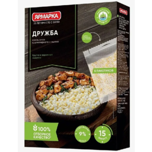 Крупа ЯРМАРКА Дружба рис+пшено 400г