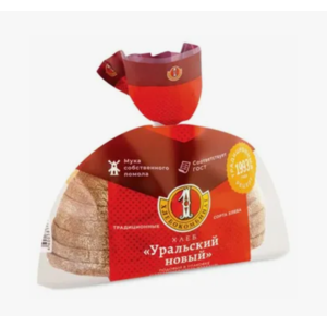 Хлеб УРАЛЬСКИЙ порц 300г Х/К №1