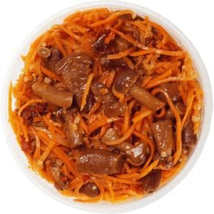 Салат морковь  по-корейски с опятами