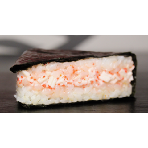 ОНИГИРИ С КРАБОВЫМ МЯСОМ 1шт