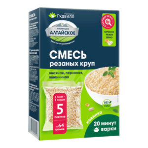 Крупа ГУДВИЛЛ овсяная резаная 500г