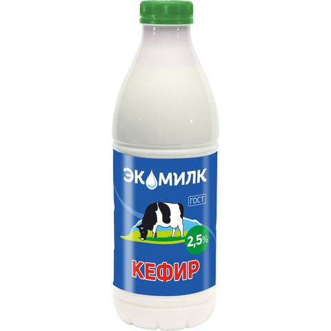 Кефир ЭКОМИЛК 2,5% 0,9л пэт