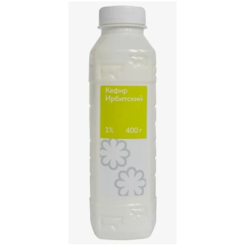Кефир ИРБИТСКИЙ 1% 400г пэт