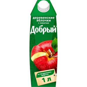 Нектар ДОБРЫЙ 1л Деревенские яблочки