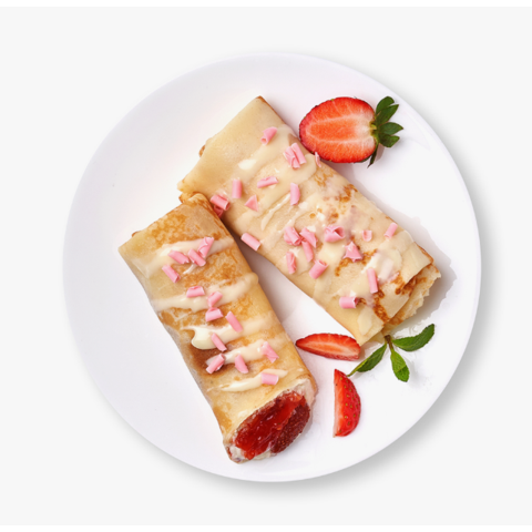 Блинчики МЕТРО ШЕФ с клубникой с/м 1кг