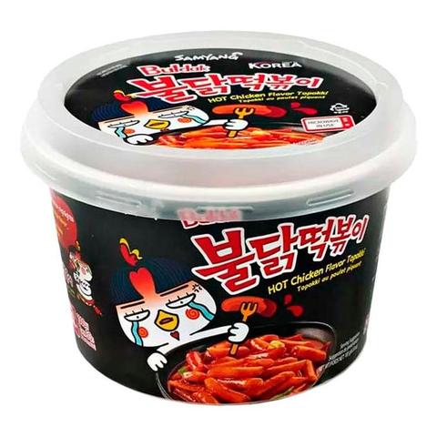 Клецки SAMYANG топпоки со вкусом курицы острые б/п 185г 