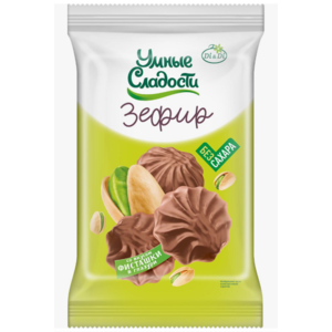 Зефир ДИ ЭНД ДИ Умные сладости 180г со вкусом фисташки 