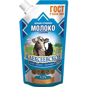 Молоко сгущ АЛЕКСЕЕВСКОЕ 8,5% 270г д/п