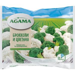 Овощи зам АГАМА брокколи и цветная с/м 400г