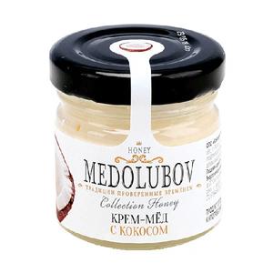 Крем - Мёд МЕДОЛЮБОВ С кокосом 40гр