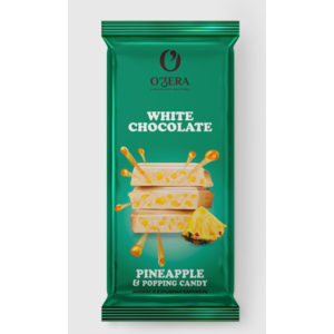 Шоколад О"ЗЕРА Белый 90г Ананас