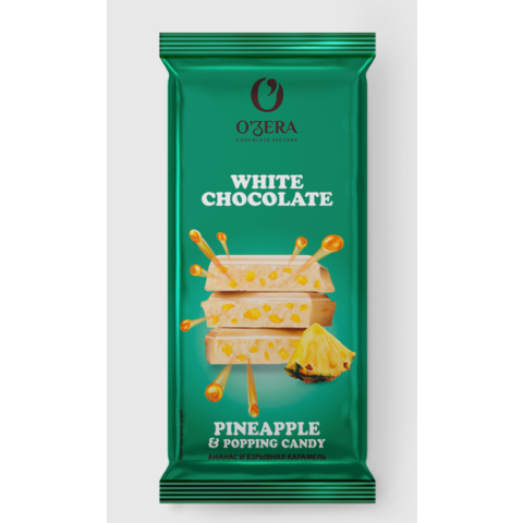 Шоколад О"ЗЕРА Белый 90г Ананас