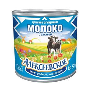 Молоко сгущ АЛЕКСЕЕВСКОЕ 8,5% 380г ж/б