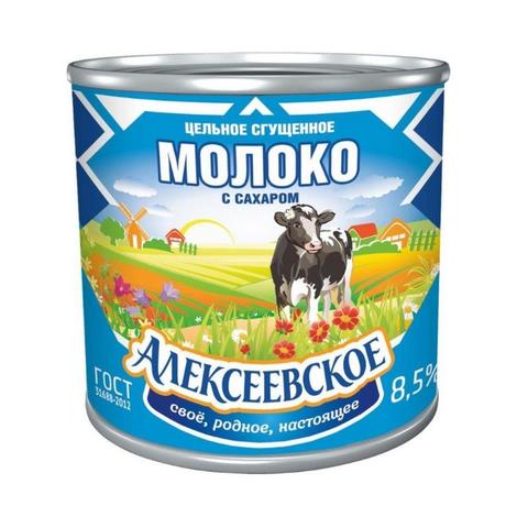 Молоко сгущ АЛЕКСЕЕВСКОЕ 8,5% 380г ж/б