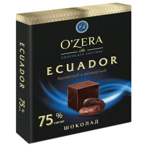 Шоколад О"ЗЕРА 75% 90г Эквадор