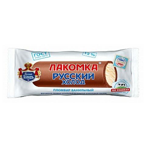 Мороженое РУССКИЙ ХОЛОД Лакомка 450г Кокос-Фундук