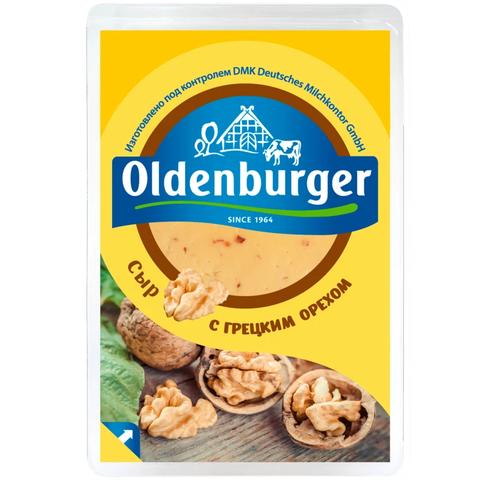 Сыр OLDENBURQER с грецким орехом 45% нарезка 125г