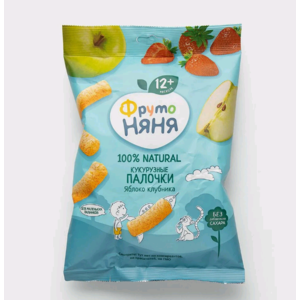 Палочки ФРУТОНЯНЯ кукурузные 20г 