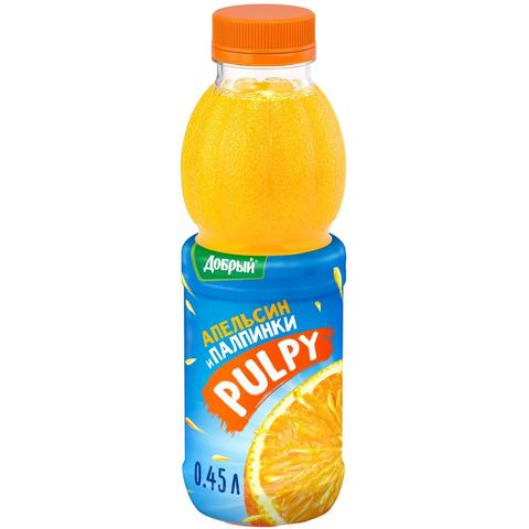 Напиток ДОБРЫЙ ПАЛПИ 0,45л Апельсин