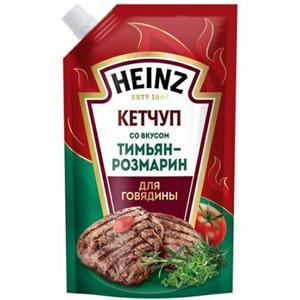 Кетчуп ХАЙНЦ Для говядины 350г Тимьян-Розмарин