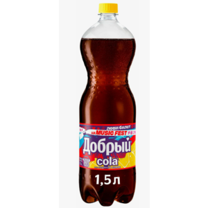 Напиток газ ДОБРЫЙ Кола  ледяной лимон 1,5л