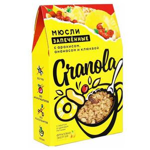 Гранола ФРУТИЛАД 270г Арахис-Ананас-Клюква