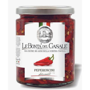 Перчики LE BONTA' DEL CASALE острые 314мл
