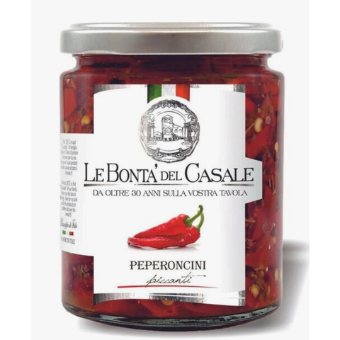 Перчики LE BONTA' DEL CASALE острые 314мл