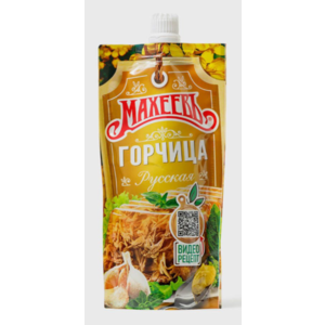 Горчица МАХЕЕВ 140г Русская д/п