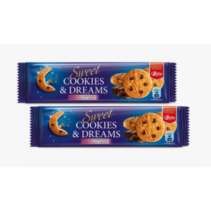 Печенье LEONA COOKIES & DREAMS с шоколадной крошкой 80г