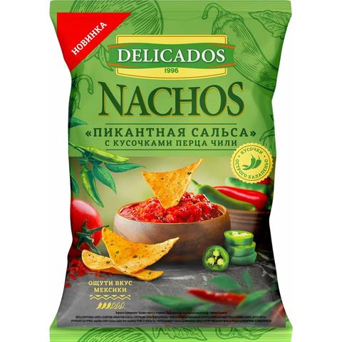 Чипсы ДЕЛИКАДОС Начос 150г сальса