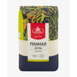Крупа АГРО-АЛЬЯНС манная 800г