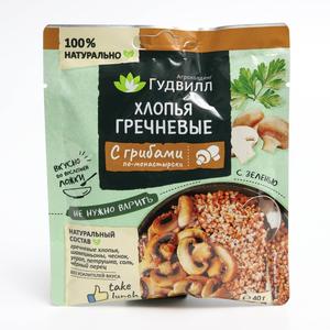 Хлопья ГУДВИЛЛ Гречневые с грибами и зеленью 40г