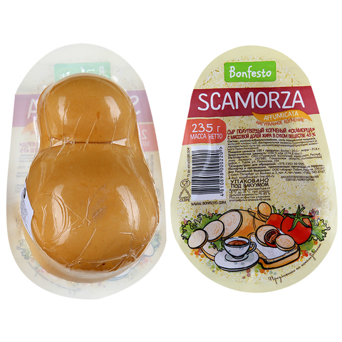 Сыр СКАМОРЦА Бонфесто 45% 235г