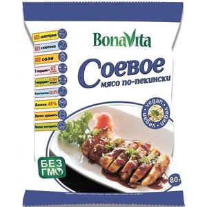 Мясо соевое БОНА ВИТА  80г по-пекински