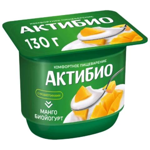 Биойогурт АКТИБИО 3% 130г манго