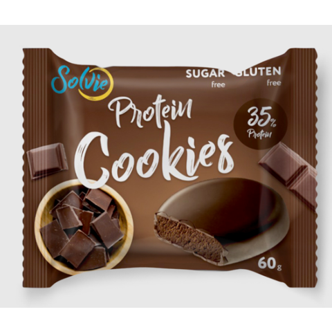 Печенье SOLVIE Протеиновое 35% 60г Шоколад