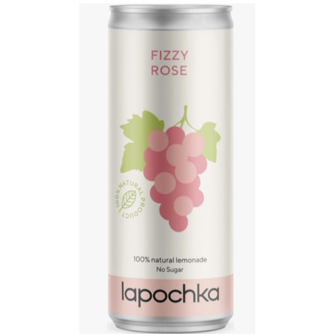 Напиток ЛАПОЧКА Физзи розе 0,33л ж/б