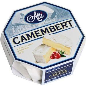 Сыр НАТУРА Камамбер 50% 125г с белой плесенью