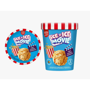 Мороженое ICE ICE MOVIE 420мл попкорн мягкая карамель