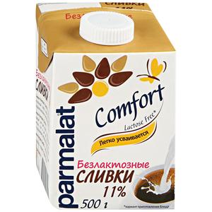 Сливки PARMALAT безлактозные 11% 500г