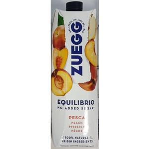 Напиток ZUEGG сокосодержащий персик и яблоко 1л