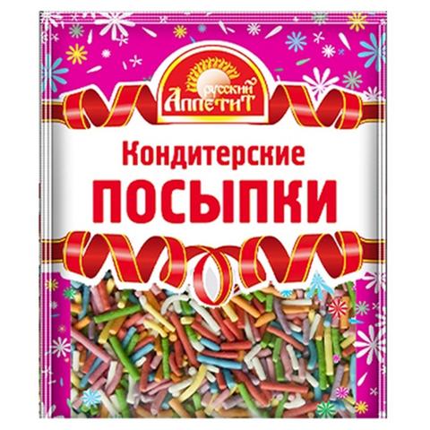 Посыпка кондитеская РУССКИЙ АППЕТИТ 7г